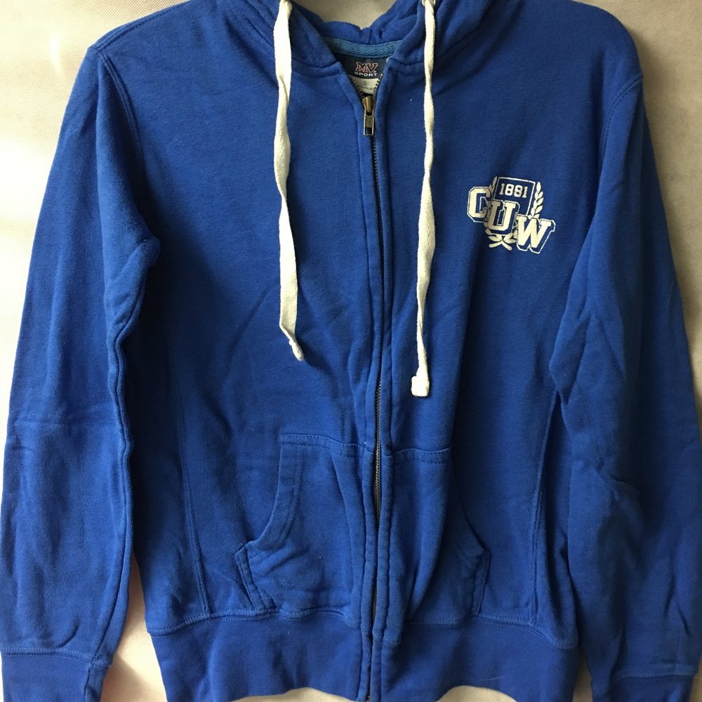 Blue Full-Zip CUW Sweatshirt